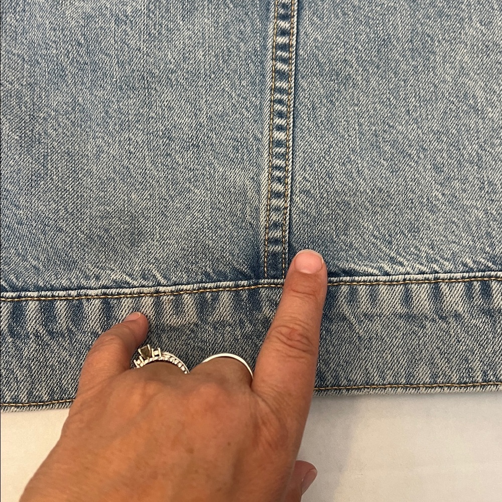 CURRENT/ ELLIOT THE SLEEVELESS RIDER JACKET SIZE 1= SMALL - Picture 10 of 12